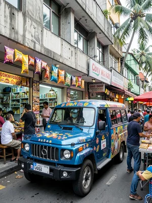 Sari-sari store with snack packets
