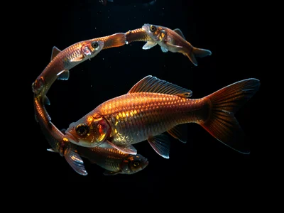 Rasbora School in Motion