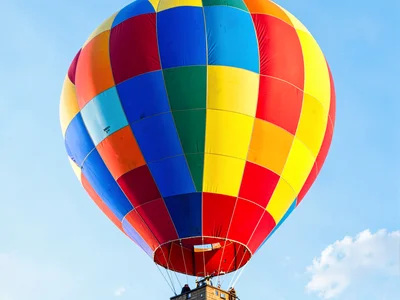 Hot air balloon fabric segments
