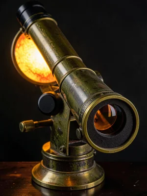 Solar Filter Orange Glass Telescope Objective Cell