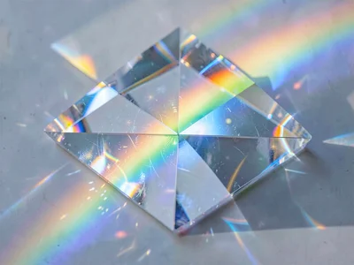 Deliberate prism arrangement for spectrum photography