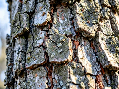 Cottonwood deeply fissured