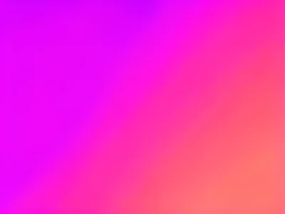 A neon gradient: electric magenta through hot pink to vivid coral, energetic and