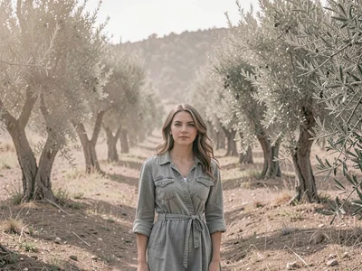 Olive grove morning