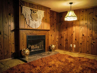 Macrame Owl Above the Hearth