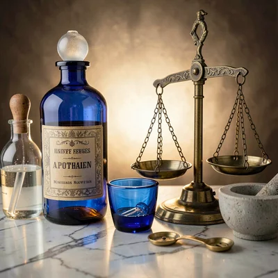 Brass Balance Scale Pharmacy Still Life