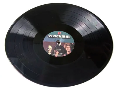 Vinyl record groove