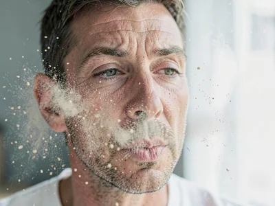 Sneeze particles