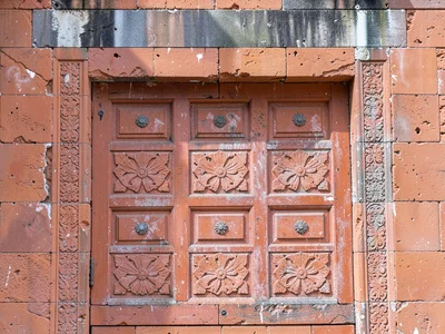 Terracotta panel historic detail