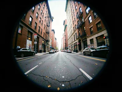 Street pinhole aesthetic