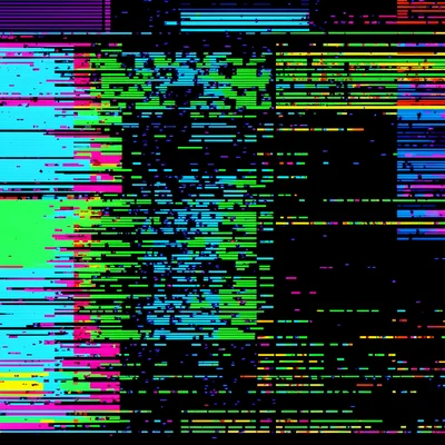 Abstract glitch pure