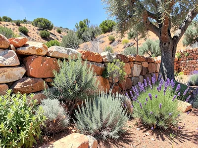 Thyme in Stone Wall Crevices