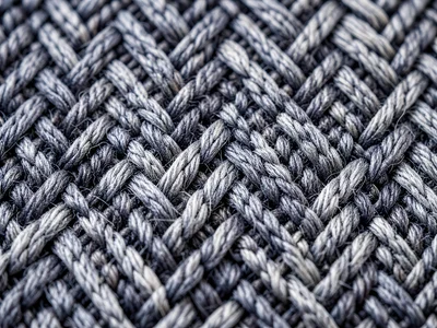Wool herringbone twill pattern, alternating direction of diagonal creating V-sha