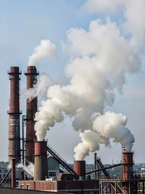 Industrial smoke