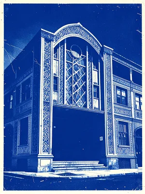 Art deco facade