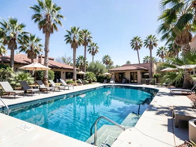 Palm Springs poolside