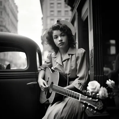 Photo in the style of Vivian Maier 2020 - Melodies in