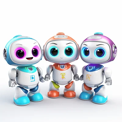 Subject Group of robot chatbot AIs Location Clean whi