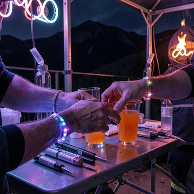 Glow Stick Aid Station
