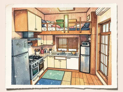 Tiny Tokyo apartment