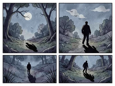 Leaving shadow behind