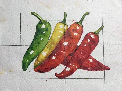 Chili pepper gradient