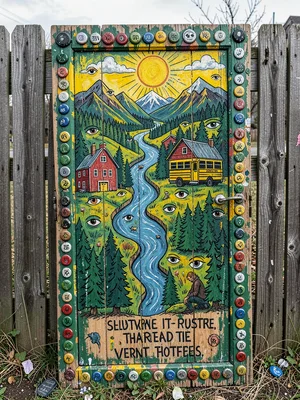 Visionary Landscape Door