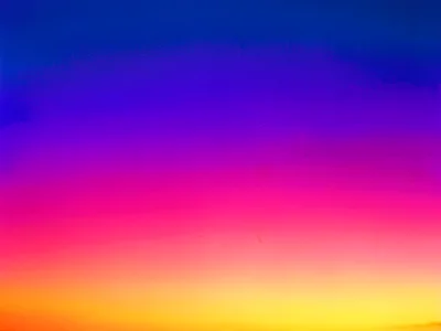Gradient sunset as color study