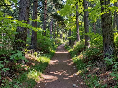 Nature trail false color