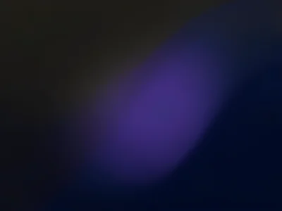 Dark mode gradient: deep charcoal flowing to navy blue with a subtle purple high