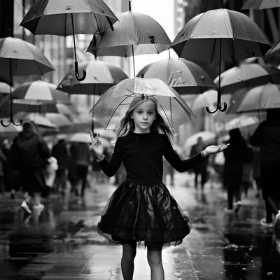 Photo in the style of Vivian Maier 2020 - Raindrop Ba
