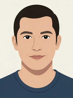 Portrait in flat light