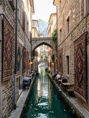 Rug alley in old town