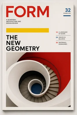 FORM magazine cover — The New Geometry