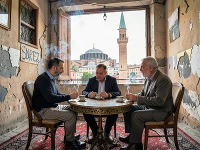 Turkish coffee with friends