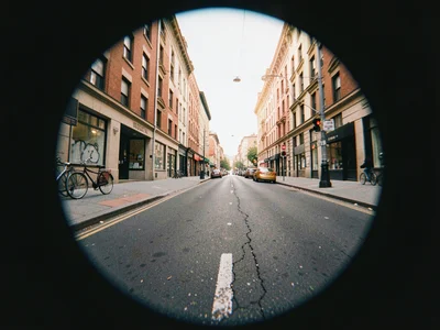 Street pinhole aesthetic