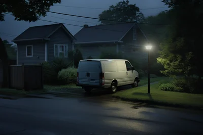 Photo by Gregory crewdson. Twilight Delivery A solita