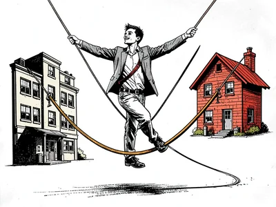 Work-life tightrope walker