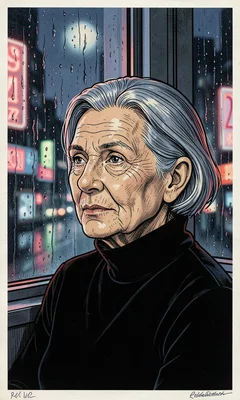 Window Neon Portrait