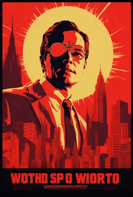 A Tarantino movie poster of Wolf of Wall Street Retro