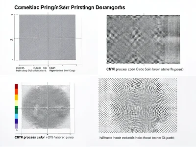 Dot gain comparison — the same 50% halftone tint on different paper stocks showi