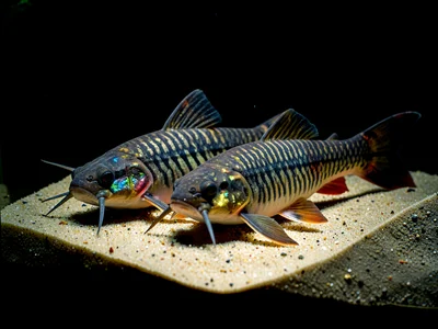 Corydoras Trio on Sand
