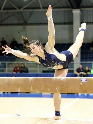 Gymnast floor routine