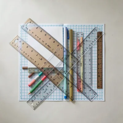Rulers and Stencils Geometric Grid