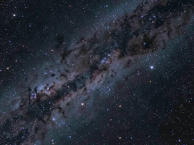 Edge-on spiral showing dust lane silhouette