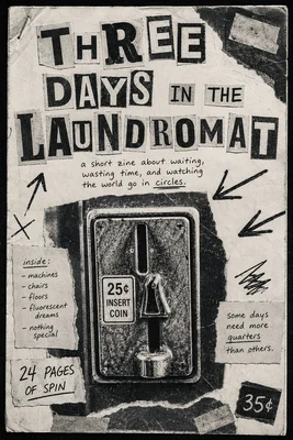 Three Days in the Laundromat zine cover