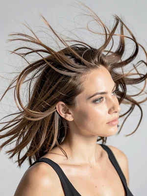 Hair in motion