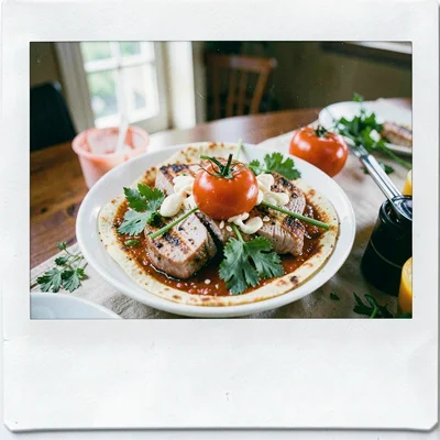 Food Polaroid snap