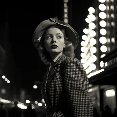 Photo in the style of Vivian Maier 2020 - Twilight Ta
