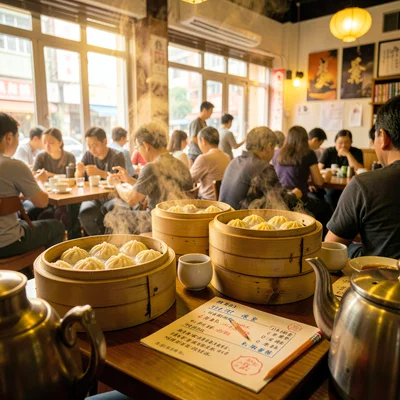 Stamped Dim Sum Order Card